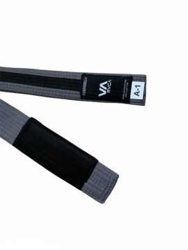 RVCA x SHOYOROLL KIDS BELT GRAY WITH BLACK STRIPE