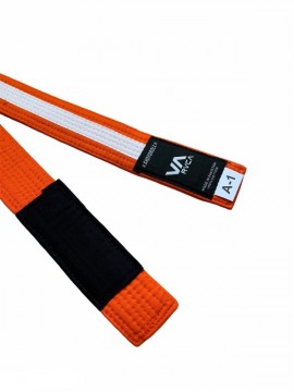 RVCA x SHOYOROLL KIDS BELT ORANGE WITH WHITE STRIPE