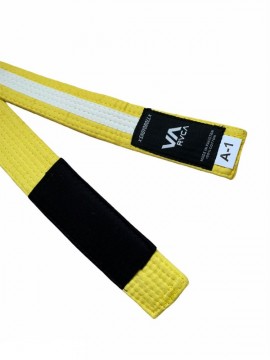 RVCA x SHOYOROLL KIDS BELT YELLOW WITH WHITE STRIPE