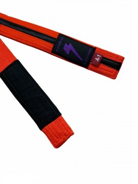 STORM KIDS BELT ORANGE WITH BLACK STRIPE